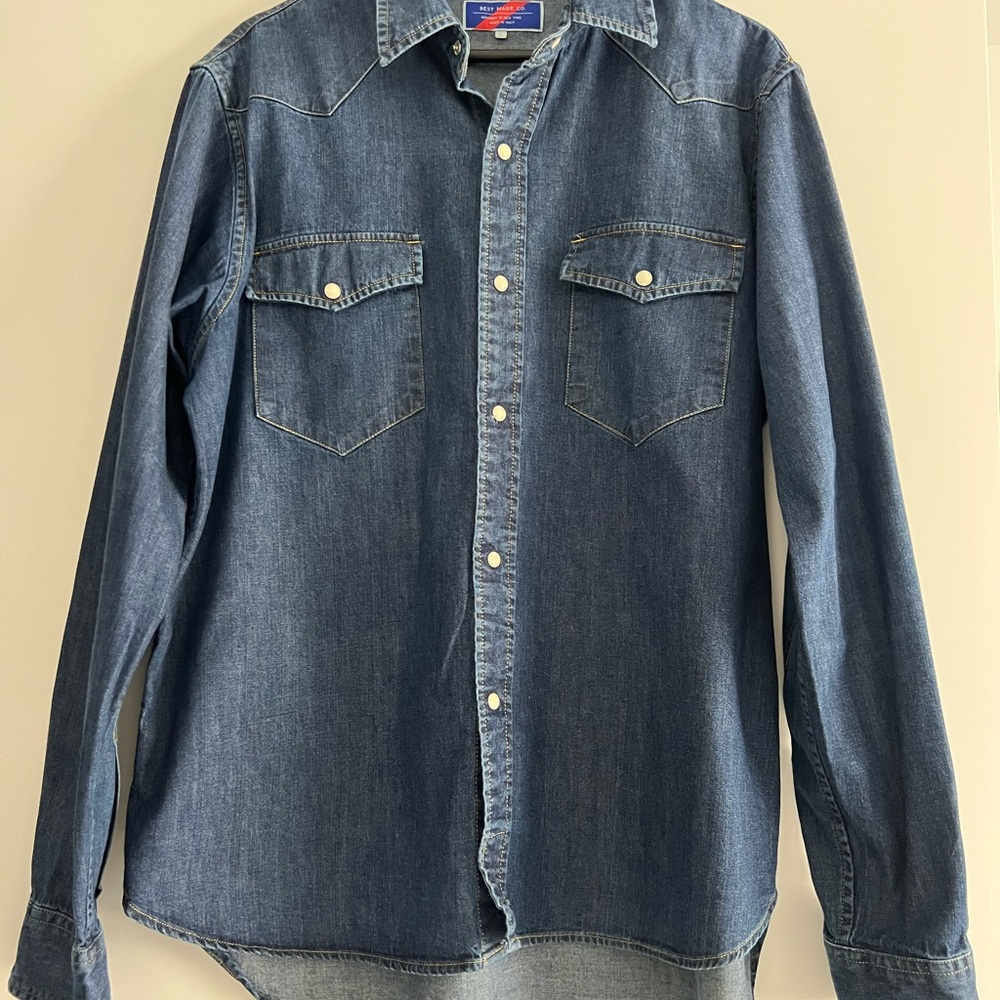 Denim Long Sleeve Shirt